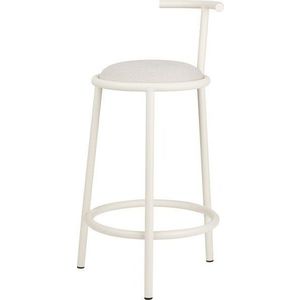 Béžová kovová barová židle (výška sedáku 68 cm) Hogo – noo.ma obraz