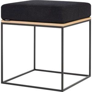 Černá čalouněná stolička Feo – noo.ma obraz