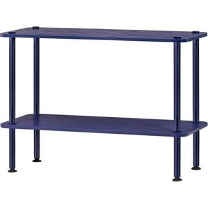 Modrý regál v dekoru dubu 80x54, 5x35 cm Teidi – noo.ma obraz