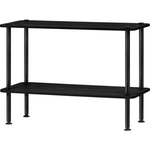 Černý regál v dekoru dubu 80x54, 5x35 cm Teidi – noo.ma obraz