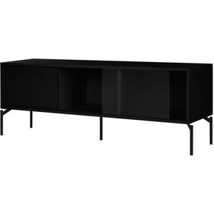 Černý TV stolek 160x60x42 cm Met – noo.ma obraz