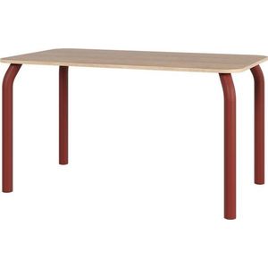 Jídelní stůl s deskou v dubovém dekoru 80x140 cm Meko – noo.ma obraz