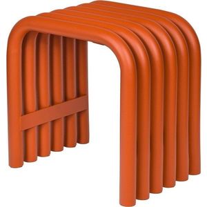 Oranžová kovová zahradní židle Nokk – noo.ma obraz
