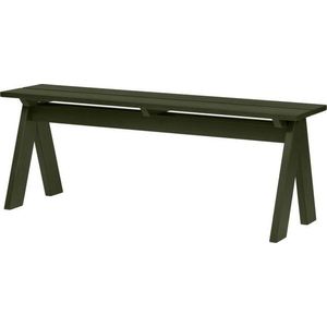 Zelená dřevěná zahradní lavice Navo – noo.ma obraz