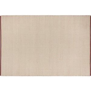 Červený/béžový ručně tkaný vlněný koberec 200x300 cm Lenu – noo.ma obraz