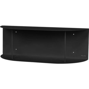 Černá patrová kovová police 60 cm Lina – noo.ma obraz