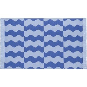 Modrá bavlněná plážová osuška 100x160 cm Nugo – noo.ma obraz