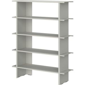 Světle šedá kovová knihovna 120x156x37 cm Hes – noo.ma obraz