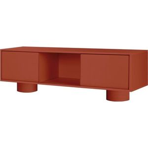 TV stolek v terakotové barvě 160x48x42 cm Taro – noo.ma obraz