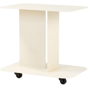 Kovový servírovací stolek na kolečkách 40x60 cm HO – noo.ma obraz