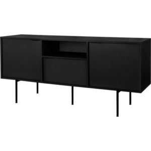 Černý TV stolek 180x79x50 cm Bau – noo.ma obraz