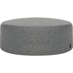 Šedý vlněný taburet Folk – noo.ma obraz