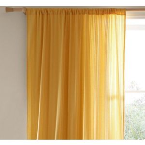 Žlutá záclona 140x183 cm Zofia Broderie Anglaise – Pineapple Elephant obraz