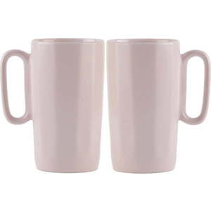 Růžové hrnky z kameniny v sadě 2 ks 330 ml Fuori – Vialli Design obraz