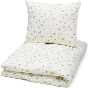 Krémové dětské povlečení na jednolůžko z bio bavlny 140x200 cm Blueberries – Cam Cam Copenhagen obraz
