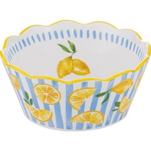 Žlutá/světle modrá mísa ø 16 cm Capri – Ladelle obraz