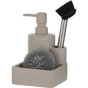 Šedý polyresinový stojan na mycí prostředky Essentials – Ladelle obraz