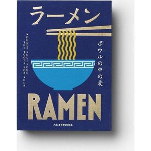 Modré nerezové/bambusové hůlky v sadě pro 2 osoby The Essentials - Ramen Tools – Printworks obraz