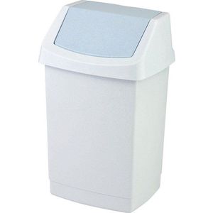 Světle šedý plastový odpadkový koš 25 l Click-It – Curver obraz