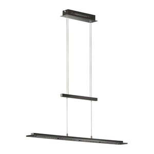 Černé kovové LED stmívatelné závěsné svítidlo Tenso – Fischer & Honsel obraz