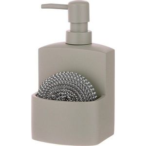 Šedý dávkovač mýdla z polyresinu 250 ml Essentials – Ladelle obraz