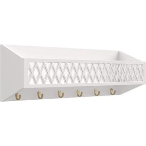 Bílý nástěnný dětský věšák 75x25 cm Harlequin – Cam Cam Copenhagen obraz