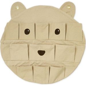 Světle hnědý látkový dětský organizér na hračky 50x5x50 cm Bear – Cam Cam Copenhagen obraz
