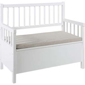 Bílá jídelní lavice s úložným prostorem Actona Assila obraz