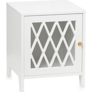 Bílý dětský noční stolek z masivního dřeva Harlequin – Cam Cam Copenhagen obraz