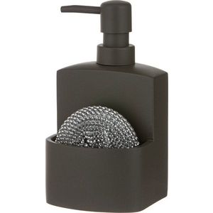 Tmavě šedý dávkovač mýdla z polyresinu 250 ml Essentials – Ladelle obraz