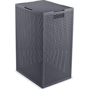 Tmavě šedý koš na prádlo z recyklovaného plastu 60 l Kaya – Curver obraz