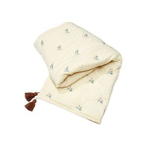 Červená/světle žlutá prošívaná dětská deka z bio bavlny 90x120 cm Bicycles – Cam Cam Copenhagen obraz