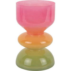 Oranžová/růžová skleněná váza (výška 20, 5 cm) Funky Vibes – PT LIVING obraz