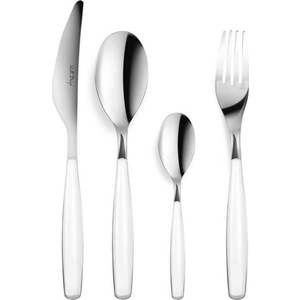 24dílná sada příborů s bílou rukojetí Vialli Design London obraz