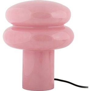 Růžová skleněná stolní lampa (výška 24 cm) Incesante – Leitmotiv obraz