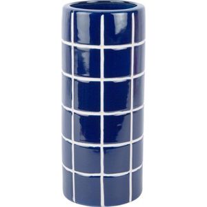 Modrá keramická váza (výška 30 cm) Retro Tiles – PT LIVING obraz