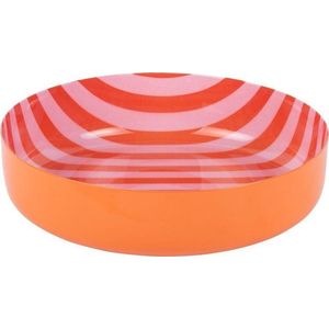 Oranžová/světle růžová železná miska Animado – PT LIVING obraz