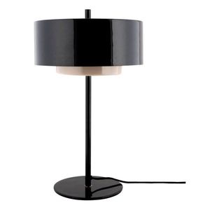 Černá kovová stolní lampa (výška 50 cm) Grato Anillo – Leitmotiv obraz