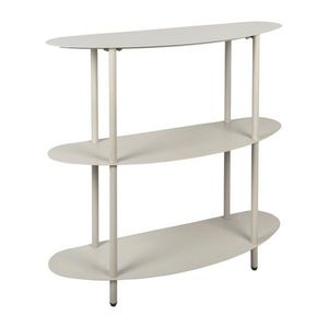 Šedý kovový regál 90x82x28 cm Riqueza – Leitmotiv obraz