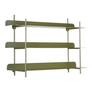 Zelená patrová kovová police 60 cm Riqueza Tres – PT LIVING obraz