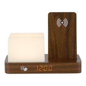 Digitální/stolní budík s bezdrátovou nabíječkou Retro LED Night Light – Karlsson obraz