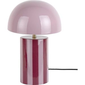 Fialová kovová stolní lampa (výška 34 cm) Rayado – Leitmotiv obraz