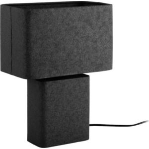 Černá kovová stolní lampa (výška 33 cm) Boaz Recto – Leitmotiv obraz