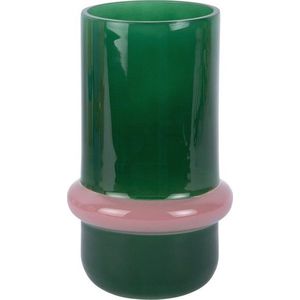 Zelená skleněná váza (výška 22 cm) Animado Anillo – PT LIVING obraz