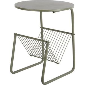 Kovový kulatý odkládací stolek ø 40 cm Riqueza Revista – Leitmotiv obraz