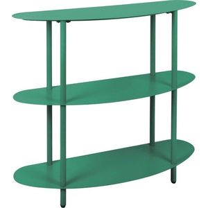 Zelený kovový regál 90x82x28 cm Cool Retro – Leitmotiv obraz