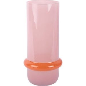 Světle růžová skleněná váza (výška 28 cm) Animado Anillo – PT LIVING obraz