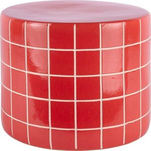 Keramický kulatý odkládací stolek ø 42 cm Retro Tiles – Leitmotiv obraz