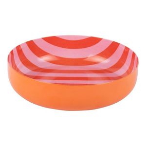 Oranžová/světle růžová železná miska Animado – PT LIVING obraz