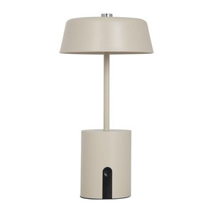 Béžová kovová LED stolní lampa (výška 22, 5 cm) Elemental LED – Leitmotiv obraz